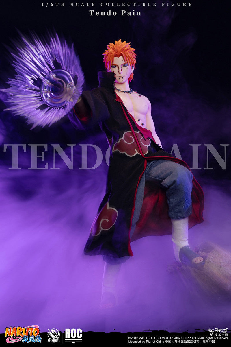 PRE ORDER – ROCKETTOYS ROC-014 1/6 OFFICIALLY LICENSED CHINESE VERSION: NARUTO SHIPPUDEN - PAIN (TENDO) BATTLE DAMAGED VER.