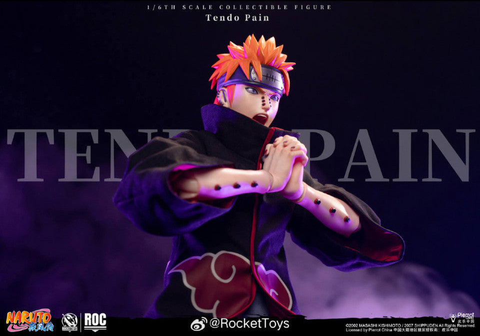 PRE ORDER – ROCKETTOYS ROC-013 1/6 OFFICIALLY LICENSED CHINESE VERSION: NARUTO SHIPPUDEN - PAIN (TENDO)