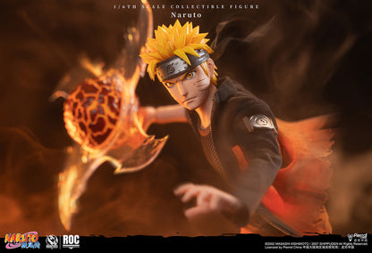 PRE ORDER – ROCKETTOYS ROC-012 1/6 OFFICIALLY LICENSED CHINESE VERSION: NARUTO SHIPPUDEN - UZUMAKI NARUTO BATTLE DAMAGED VER.