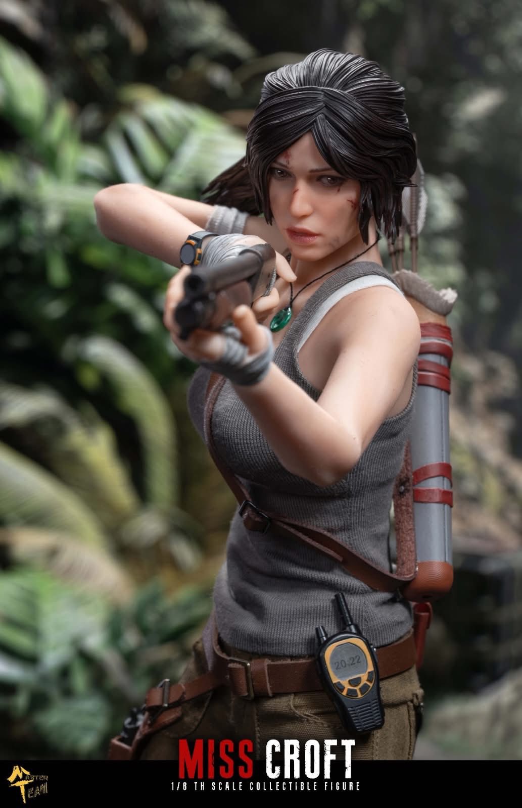 PRE ORDER – MTTOYS MTT022 1/6 TOMB RAIDER - MISS-CROFT WITH ARTICULATED EYES AND DOUBLE HEADSCULPT