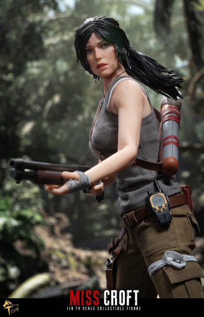 PRE ORDER – MTTOYS MTT022 1/6 TOMB RAIDER - MISS-CROFT WITH ARTICULATED EYES AND DOUBLE HEADSCULPT