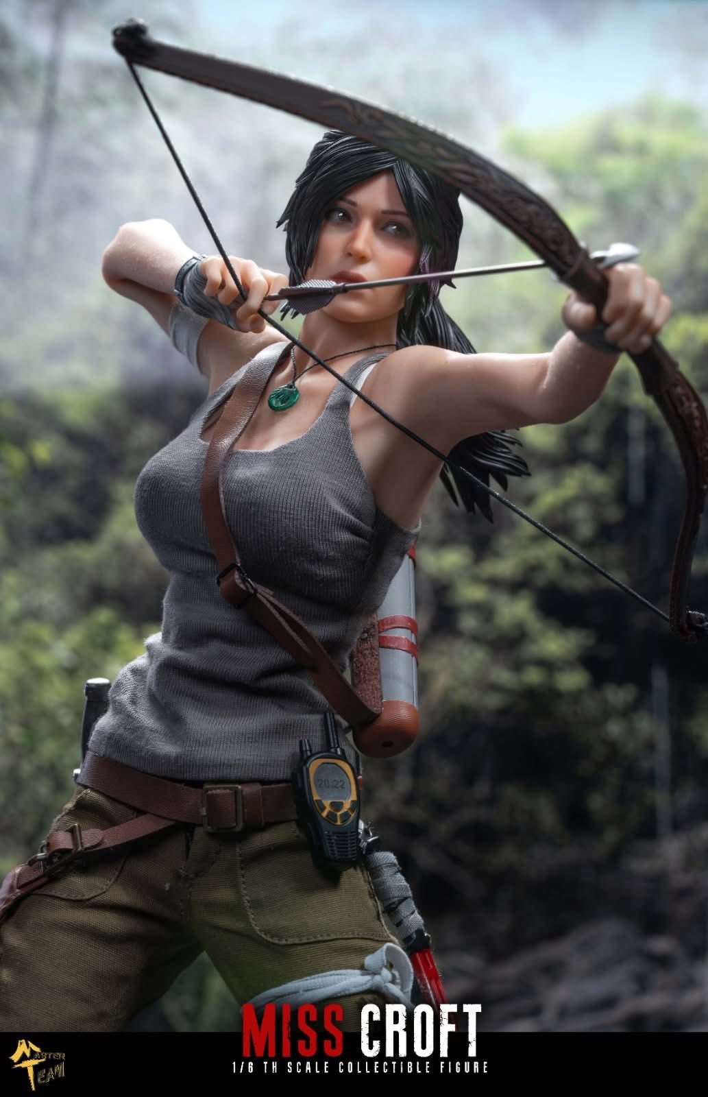 PRE ORDER – MTTOYS MTT022 1/6 TOMB RAIDER - MISS-CROFT WITH ARTICULATED EYES AND DOUBLE HEADSCULPT