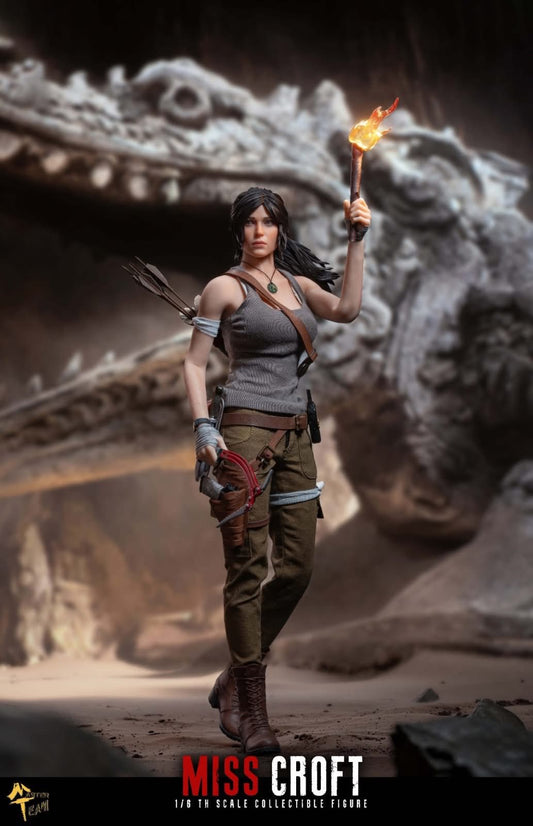 PRE ORDER – MTTOYS MTT022 1/6 TOMB RAIDER - MISS-CROFT WITH ARTICULATED EYES AND DOUBLE HEADSCULPT