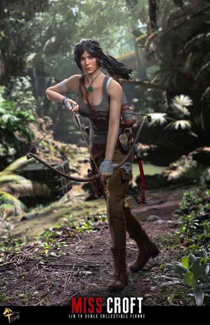 PRE ORDER – MTTOYS MTT022 1/6 TOMB RAIDER - MISS-CROFT WITH ARTICULATED EYES AND DOUBLE HEADSCULPT