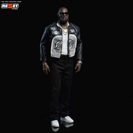 PRE ORDER – RESET STUDIO RS-0008 1/6 40,000 POINTS LEATHER JACKET - LEBRON JAMES (LIMITED EDITION OF 100 PIECES)