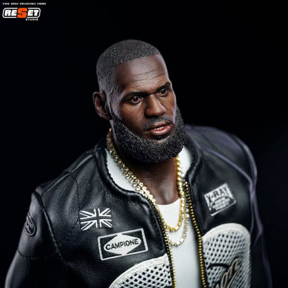 PRE ORDER – RESET STUDIO RS-0008 1/6 40,000 POINTS LEATHER JACKET - LEBRON JAMES (LIMITED EDITION OF 100 PIECES)