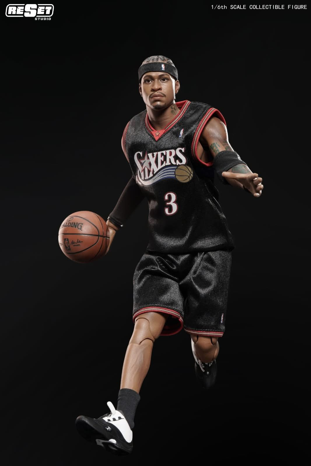 PRE ORDER – RESET STUDIO RS-0009A 1/6 ALLEN IVERSON (PEAK) COMMEMORATIVE EDITION LIMITED TO 100 UNITS (BLACK)