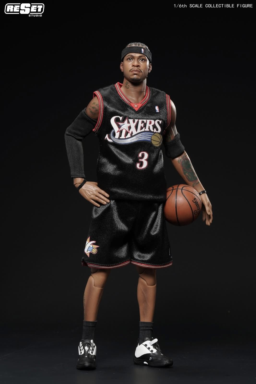 PRE ORDER – RESET STUDIO RS-0009A 1/6 ALLEN IVERSON (PEAK) COMMEMORATIVE EDITION LIMITED TO 100 UNITS (BLACK)