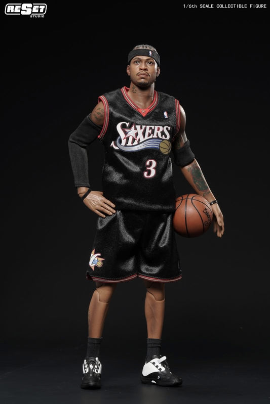 PRE ORDER – RESET STUDIO RS-0009A 1/6 ALLEN IVERSON (PEAK) COMMEMORATIVE EDITION LIMITED TO 100 UNITS (BLACK)