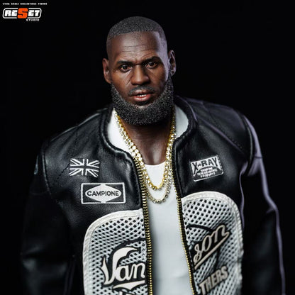 PRE ORDER – RESET STUDIO RS-0008 1/6 40,000 POINTS LEATHER JACKET - LEBRON JAMES (LIMITED EDITION OF 100 PIECES)
