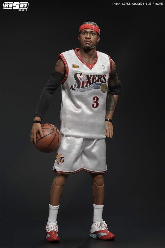 PRE ORDER – RESET STUDIO RS-0009B 1/6 ALLEN IVERSON (PEAK) COMMEMORATIVE EDITION LIMITED TO 100 UNITS (WHITE)