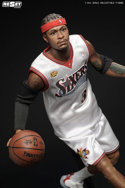 PRE ORDER – RESET STUDIO RS-0009B 1/6 ALLEN IVERSON (PEAK) COMMEMORATIVE EDITION LIMITED TO 100 UNITS (WHITE)