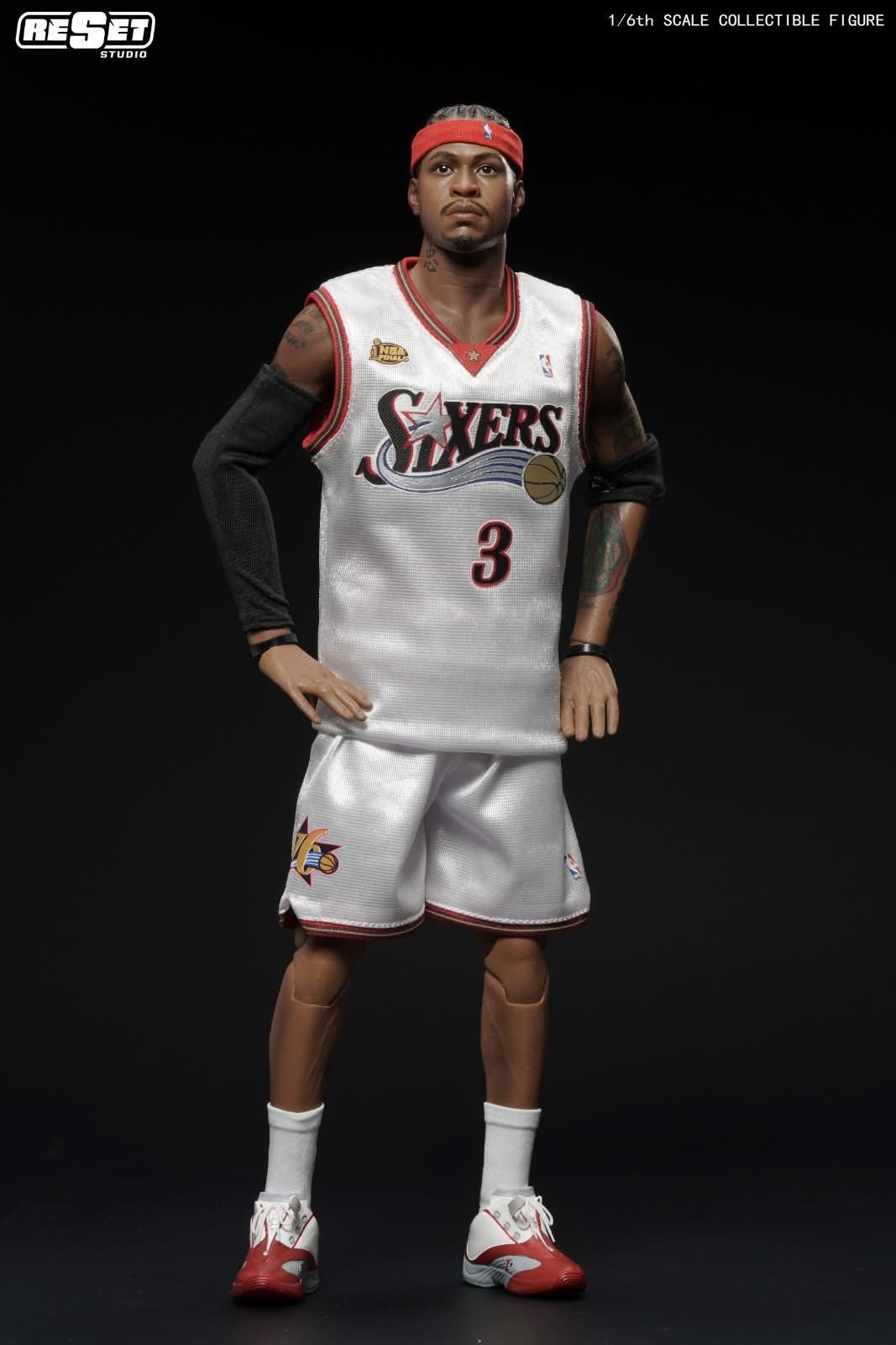 PRE ORDER – RESET STUDIO RS-0009B 1/6 ALLEN IVERSON (PEAK) COMMEMORATIVE EDITION LIMITED TO 100 UNITS (WHITE)