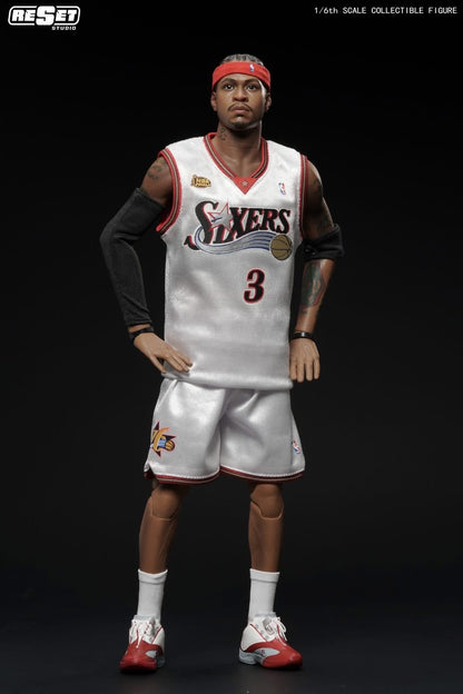PRE ORDER – RESET STUDIO RS-0009B 1/6 ALLEN IVERSON (PEAK) COMMEMORATIVE EDITION LIMITED TO 100 UNITS (WHITE)