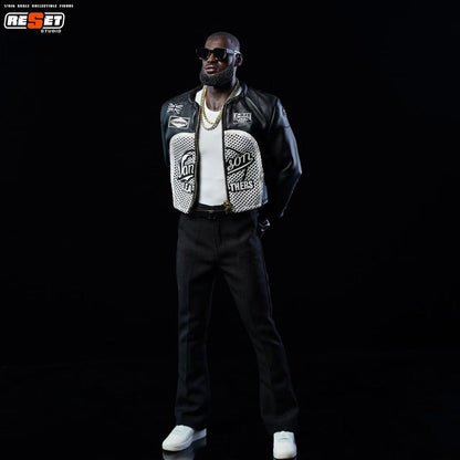 PRE ORDER – RESET STUDIO RS-0008 1/6 40,000 POINTS LEATHER JACKET - LEBRON JAMES (LIMITED EDITION OF 100 PIECES)