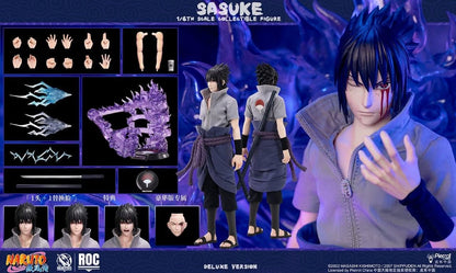 PRE ORDER – ROCKETTOYS ROC-018 1/6 NARUTO SHIPPUDEN - SASUKE UCHIHA DELUXE VERSION