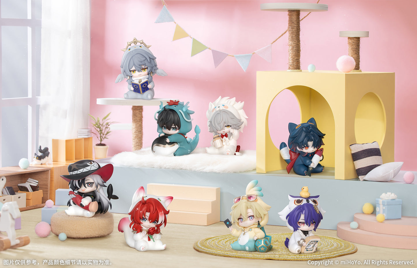 PRE ORDER – HONKAI: STAR RAIL BOYS' DORM SERIES CHIBI BLIND BOXES (SET OF 8)