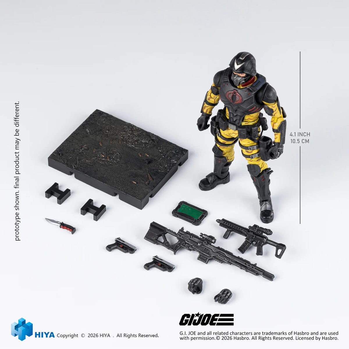 PRE ORDER – 1/18 G.I. JOE - COBRA OFFICERS - PYTHON PATROL VERSION - ACTION FIGURE