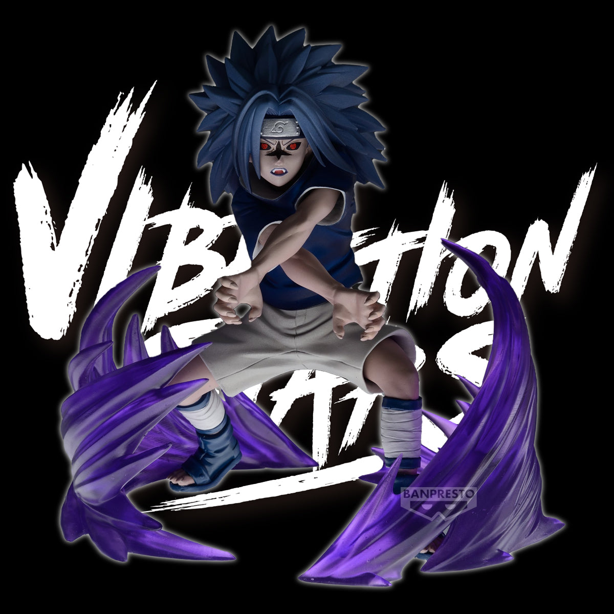 PRE ORDER – NARUTO 72 SERIES - 26＆27 VIBRATION STARS - NARUTO UZUMAKI & SASUKE UCHIHA - ( B: SASUKE UCHIHA )