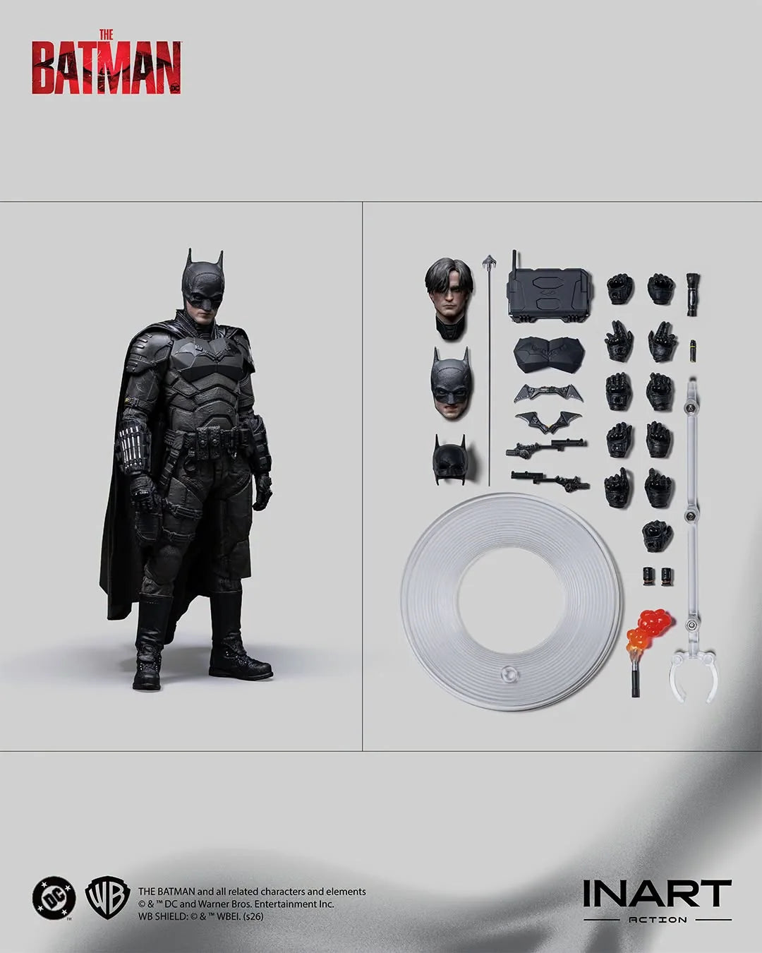 PRE ORDER – 1/12 INART THE BATMAN (2022) HG-M0006