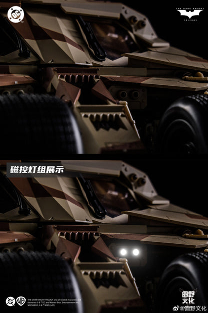 PRE ORDER – 1/12 SCALE TUMBLER & BATPOD THE DARK KNIGHT TRILOGY MODEL KIT (CAMO VER.)