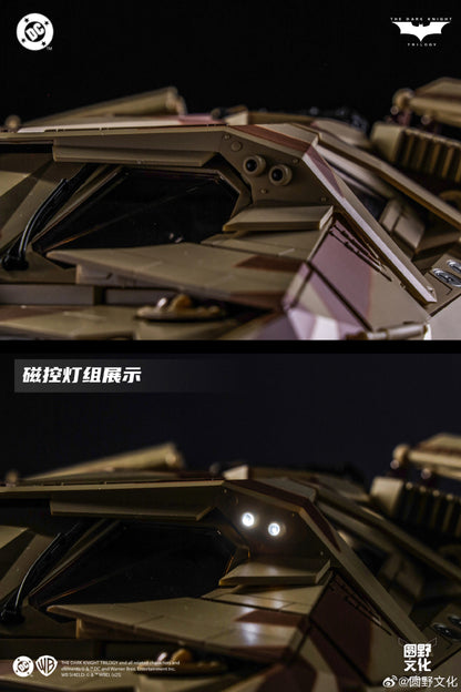 PRE ORDER – 1/12 SCALE TUMBLER & BATPOD THE DARK KNIGHT TRILOGY MODEL KIT (CAMO VER.)