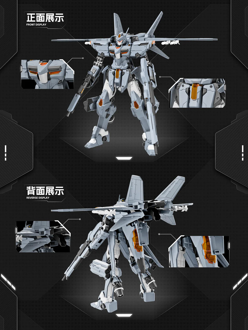 BACK ORDER – 1/100 XIWANSHE X YUENYE J-35 QIONG SHENG - DUAL CHANGER MODEL KIT