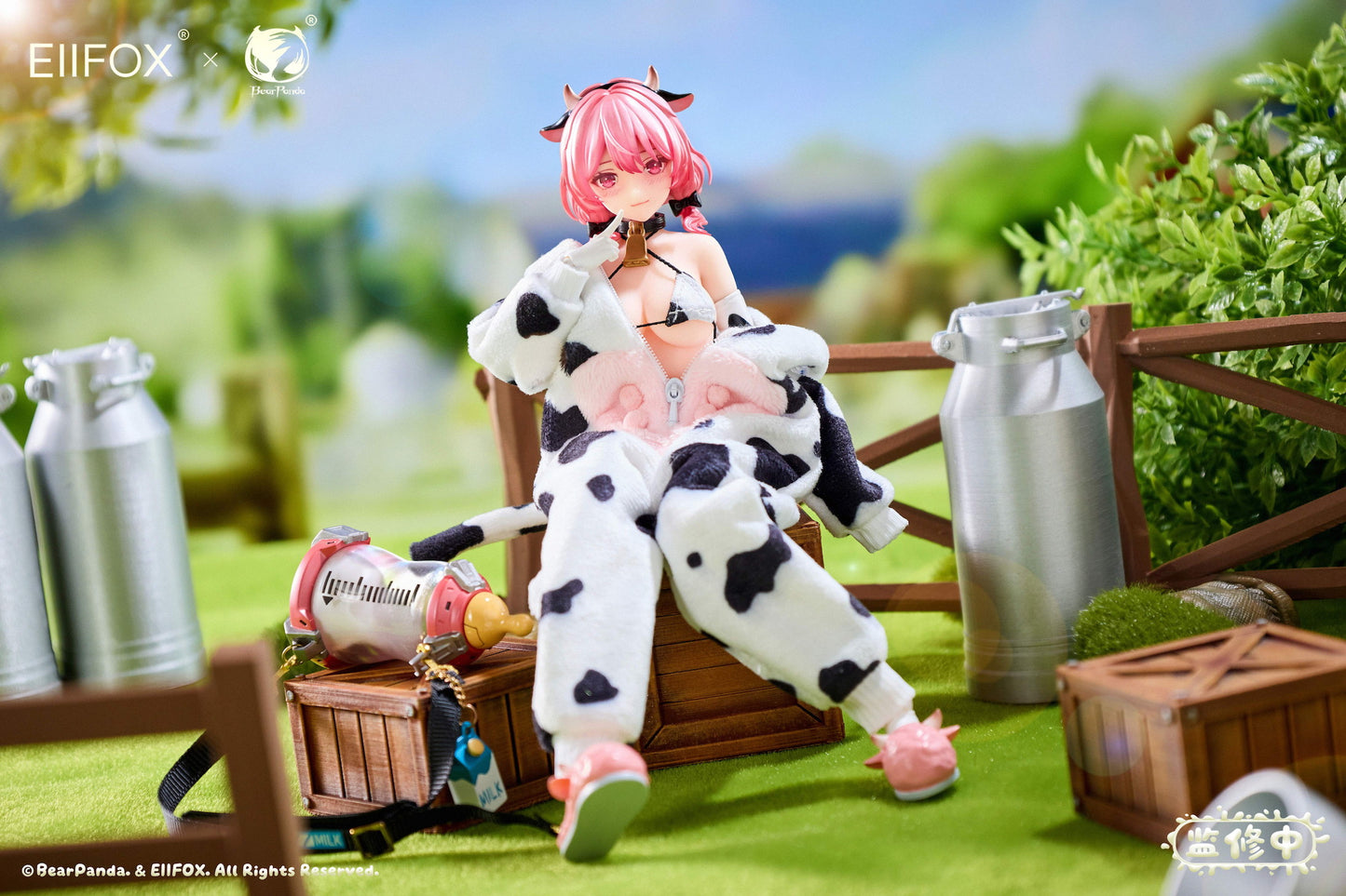 BACK ORDER – 1/8 EIIFOX & BEARPANDA NYUUGYUU MOMO COMPLETE MODEL ACTION FIGURE