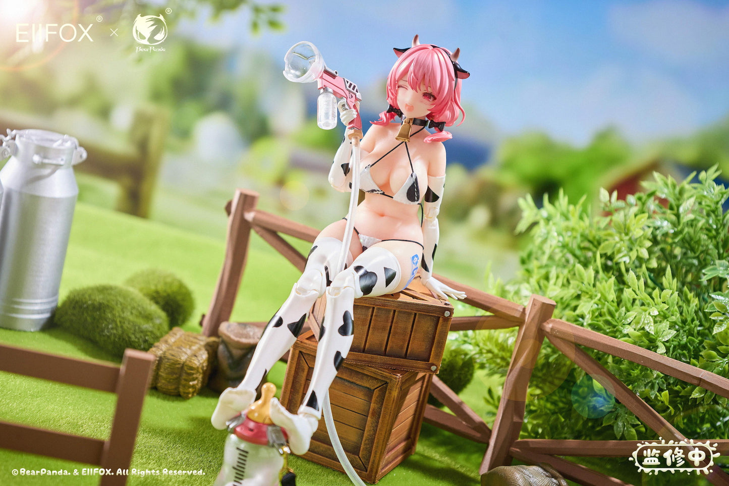 BACK ORDER – 1/8 EIIFOX & BEARPANDA NYUUGYUU MOMO COMPLETE MODEL ACTION FIGURE