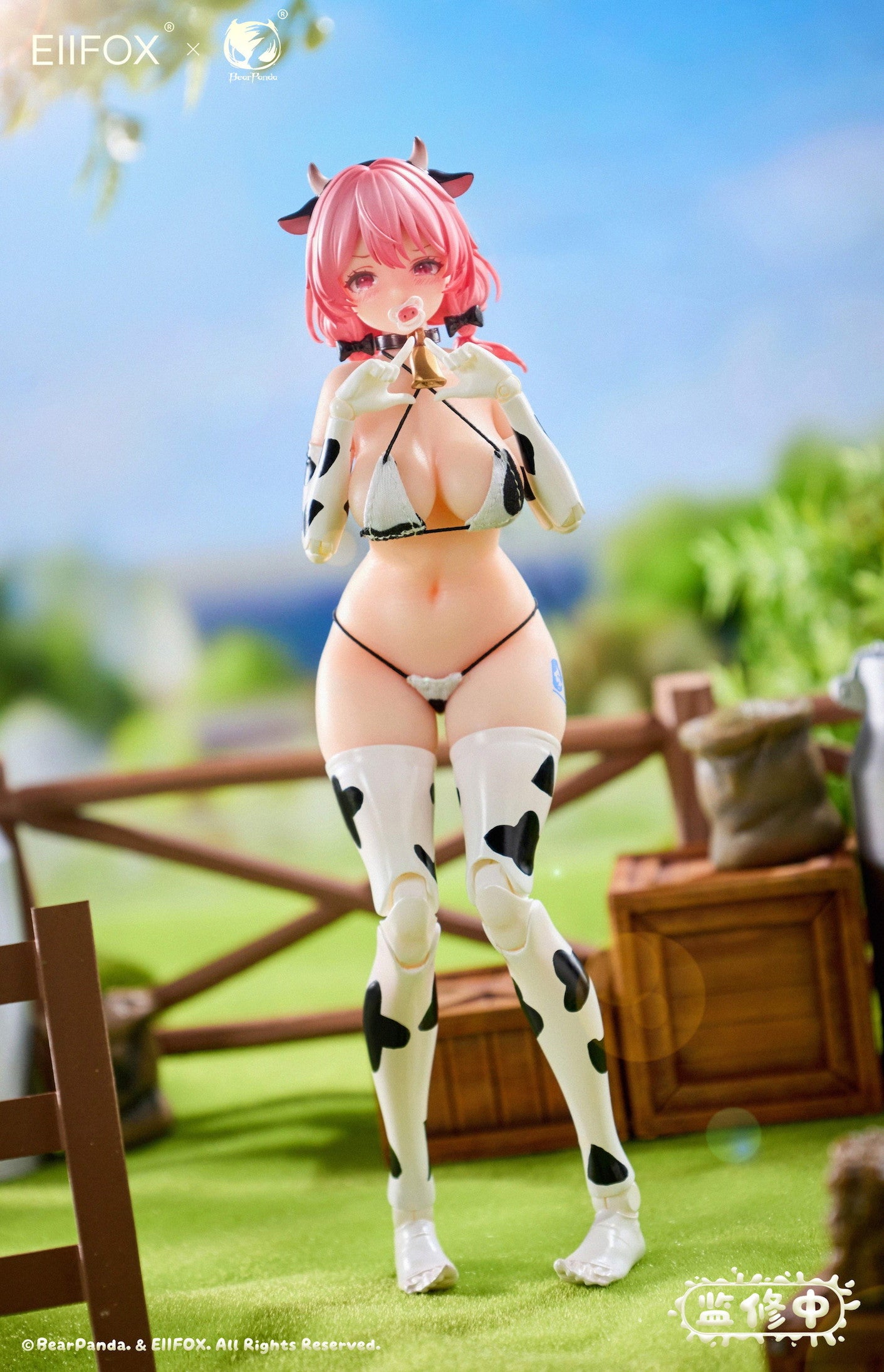 BACK ORDER – 1/8 EIIFOX & BEARPANDA NYUUGYUU MOMO COMPLETE MODEL ACTION FIGURE