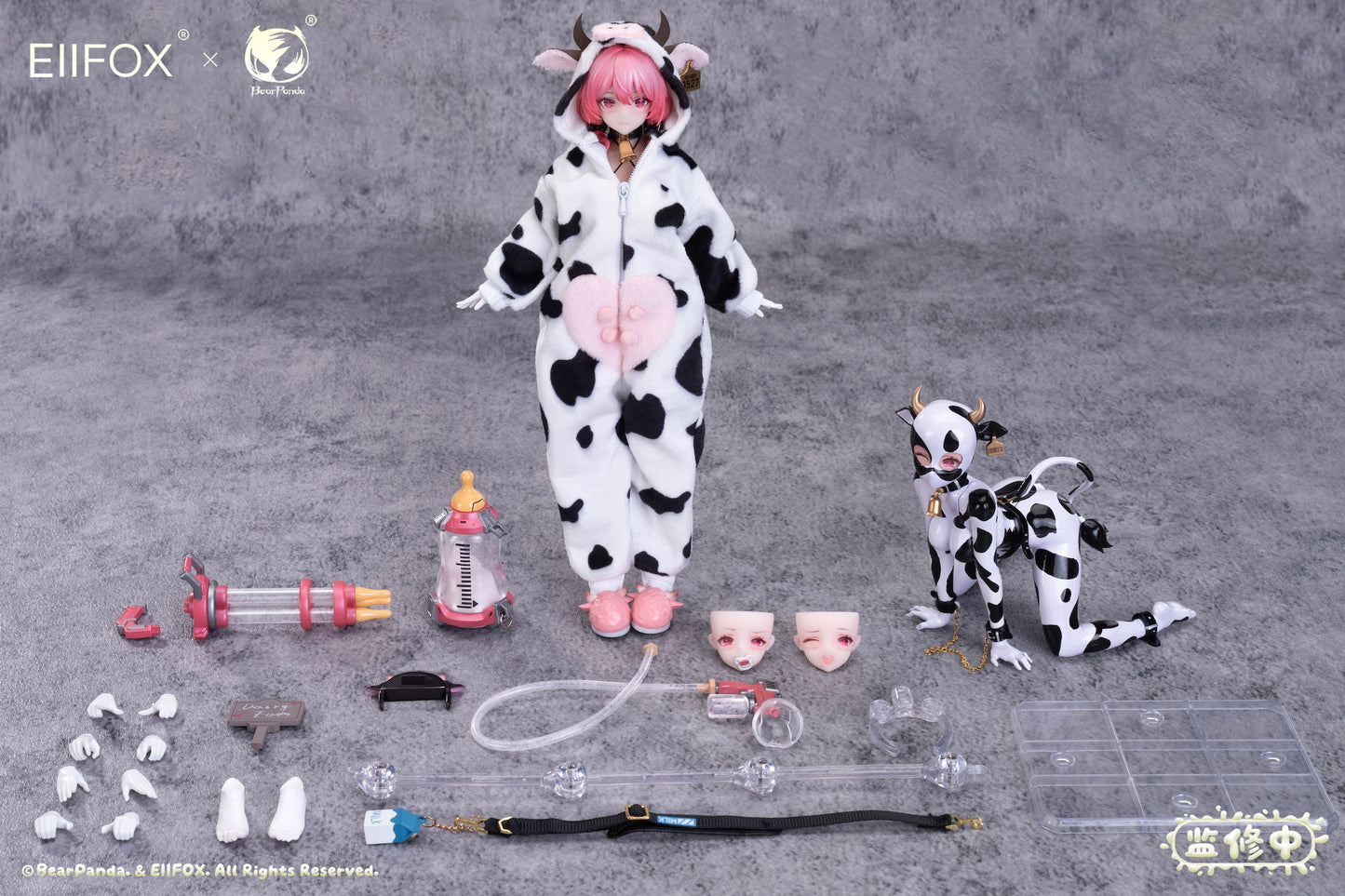 BACK ORDER – 1/8 EIIFOX & BEARPANDA NYUUGYUU MOMO COMPLETE MODEL ACTION FIGURE
