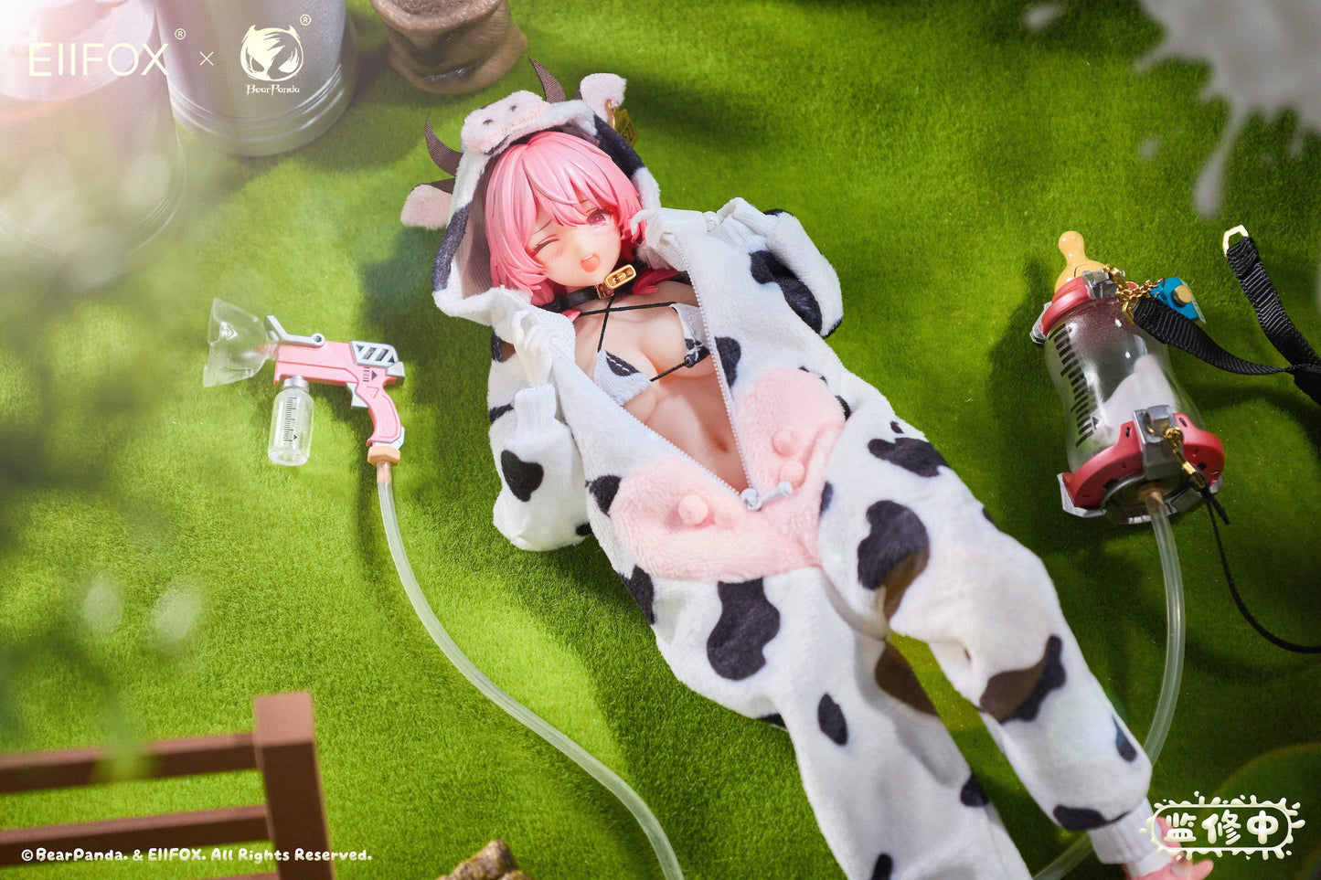BACK ORDER – 1/8 EIIFOX & BEARPANDA NYUUGYUU MOMO COMPLETE MODEL ACTION FIGURE