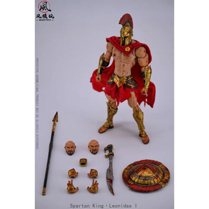 PRE ORDER – WIND TOYS 1/12 FMW004 ETERNAL WARLORDS SERIES SPARTAN KING·LEONIDAS I BLOODSTAINED EDITION