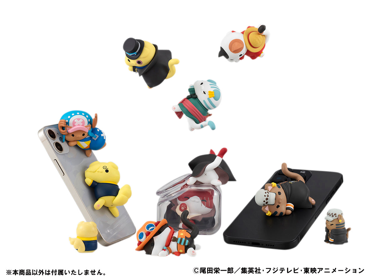 PRE ORDER – MEGA CAT PROJECT ONE PIECE NYAN PIECE NYAN! STICKIE! (SET OF 8)