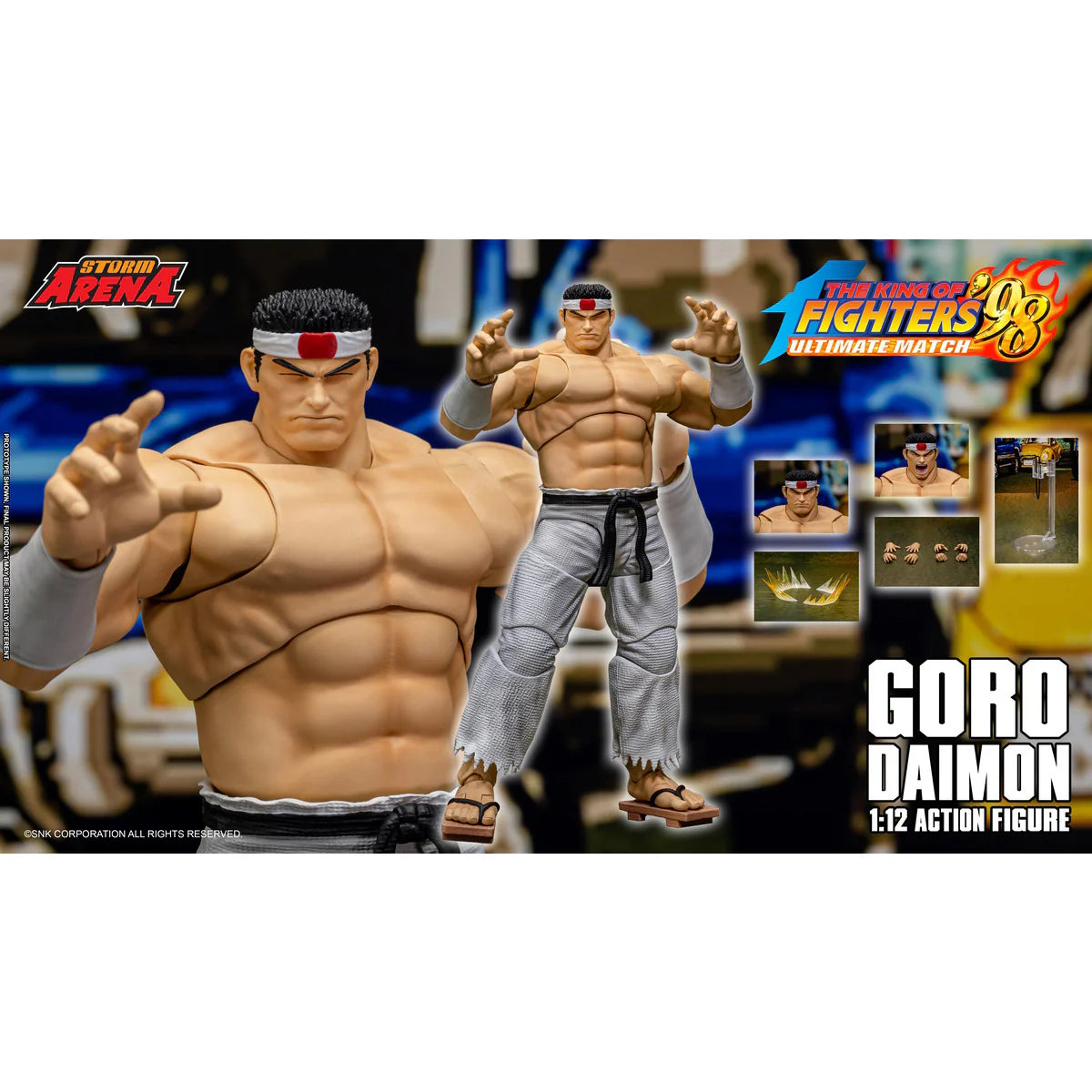 PRE ORDER – STORM ARENA 1/12 THE KING OF FIGHTERS’S 98UMGORO DAIMON