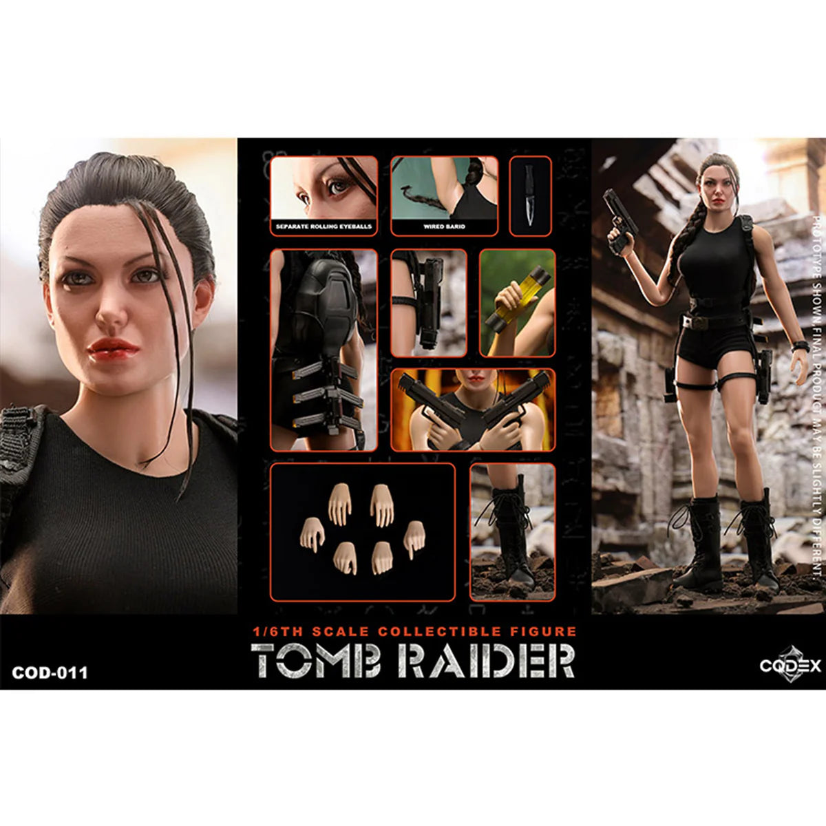 PRE ORDER – 1/6 COD-011 TOMB RAIDER - TOMB RAIDER LARA
