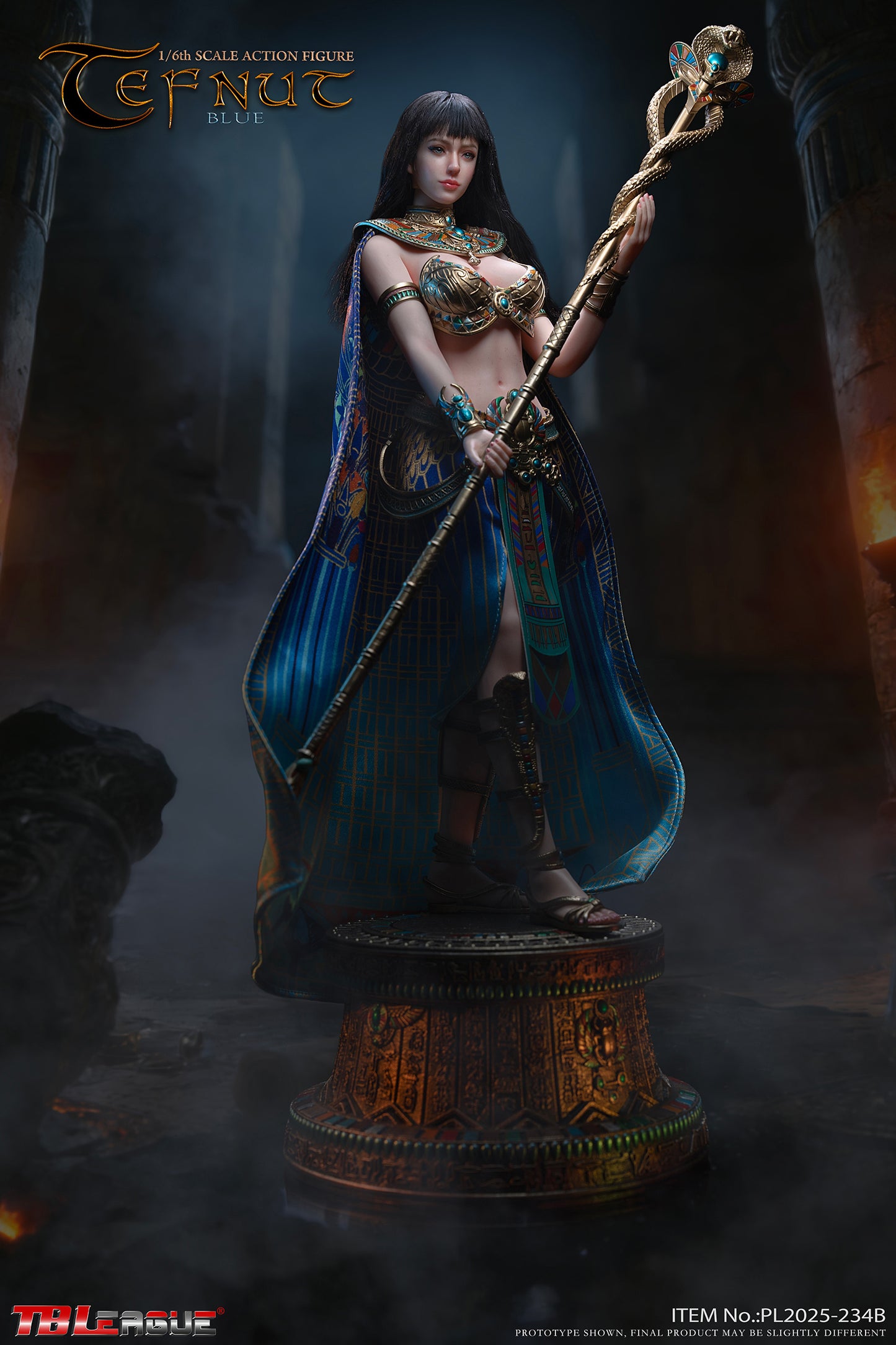 PRE ORDER – TBLEAGUE 1/6 EGYPTIAN GODS: TEFNUT (BLUE) PL2025-234B