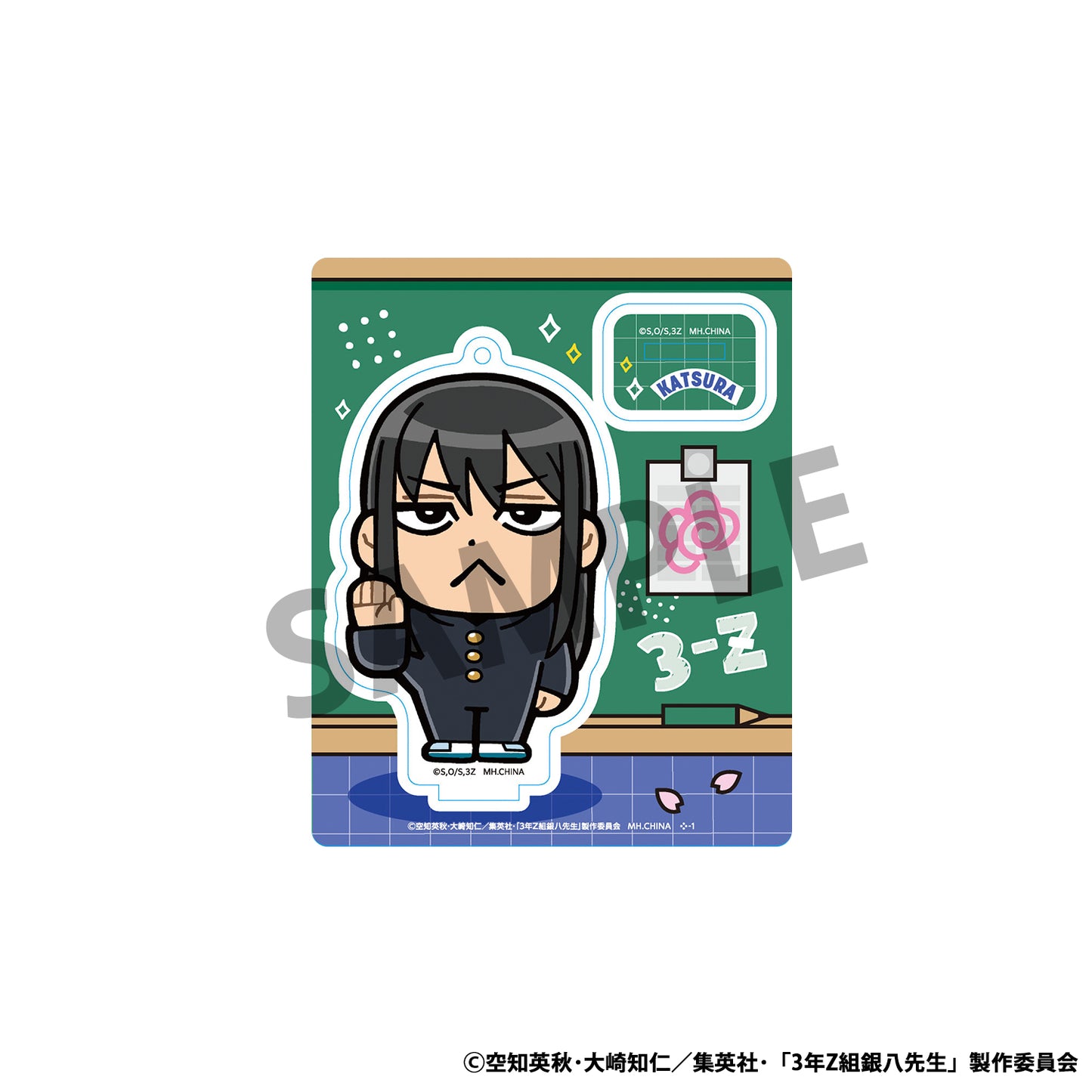 PRE ORDER – BOX OF 8 - 3-Z GINPACHI SENSEI X OKAWABUKUBU THE YOUTH ACRYLIC MASCOT