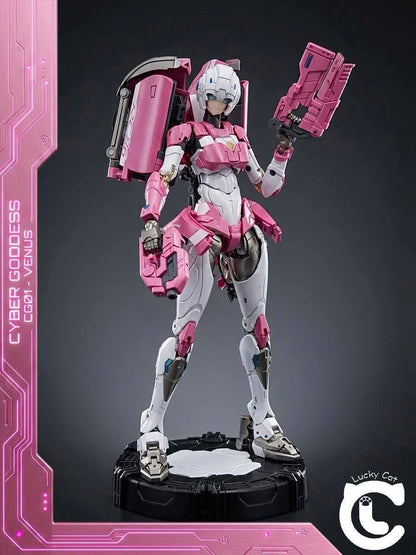 PRE ORDER – ARCEE DIECAST METAL CYBER GODDESS - VENUS DUAL CHANGER