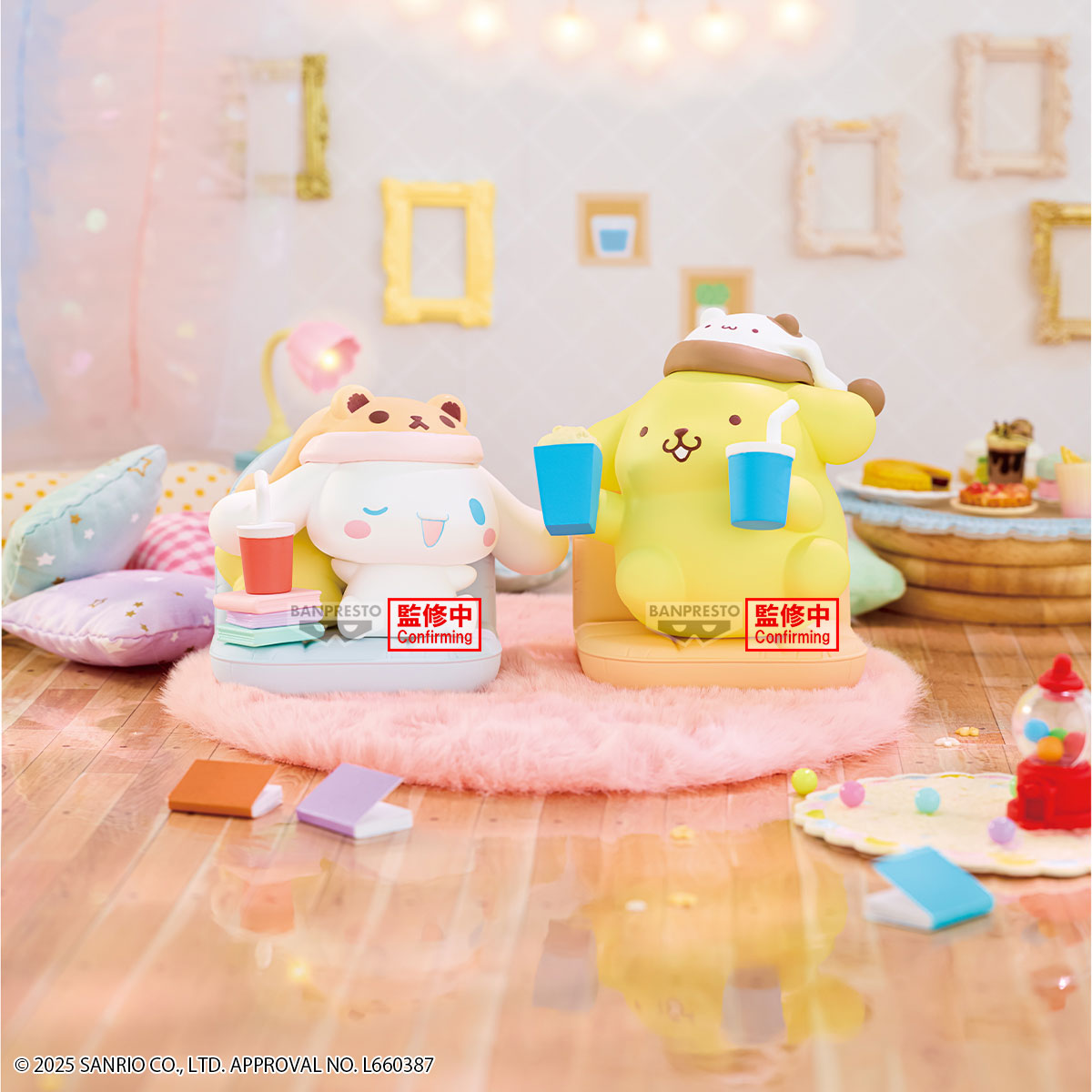 PRE ORDER – SANRIO CHARACTERS NAKAYOSHI MEMORIES RELAXING TIME AT HOME ～ CINNAMOROLL & POMPOMPURIN ～ ( B: POMPOMPURIN )