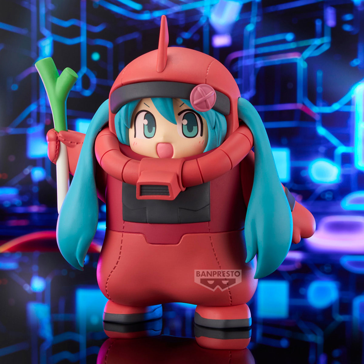 PRE ORDER – GUNDAM 45TH×HATSUNE MIKU FIGURE CHAR'S ZAKU COSTUME [ HATSUNE MIKU VER. ]