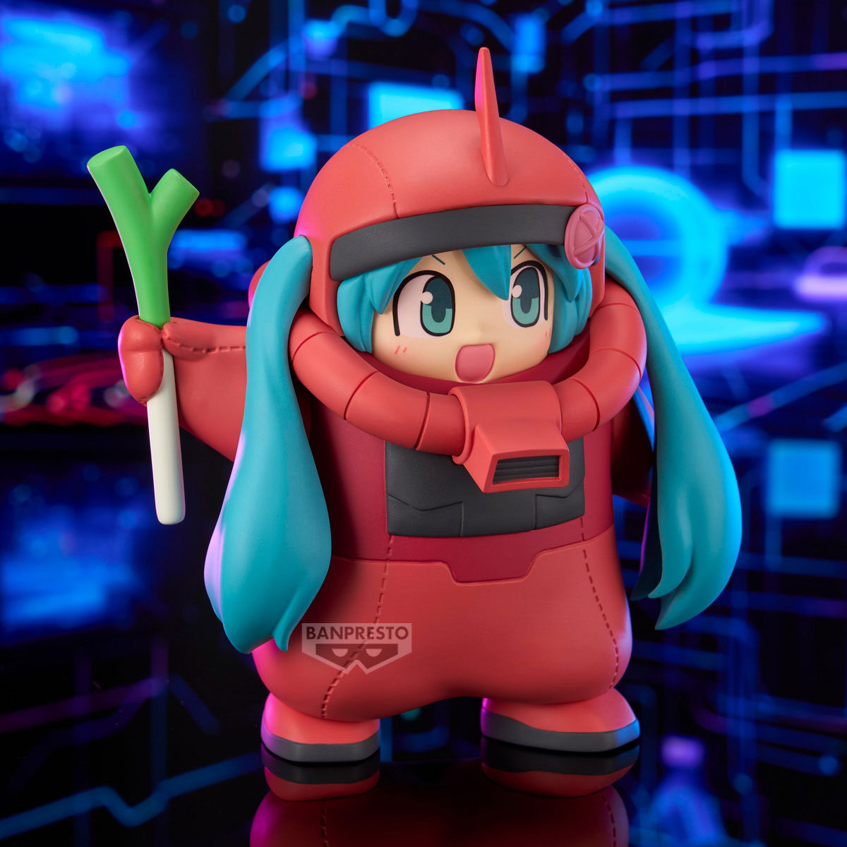 PRE ORDER – GUNDAM 45TH×HATSUNE MIKU FIGURE CHAR'S ZAKU COSTUME [ HATSUNE MIKU VER. ]
