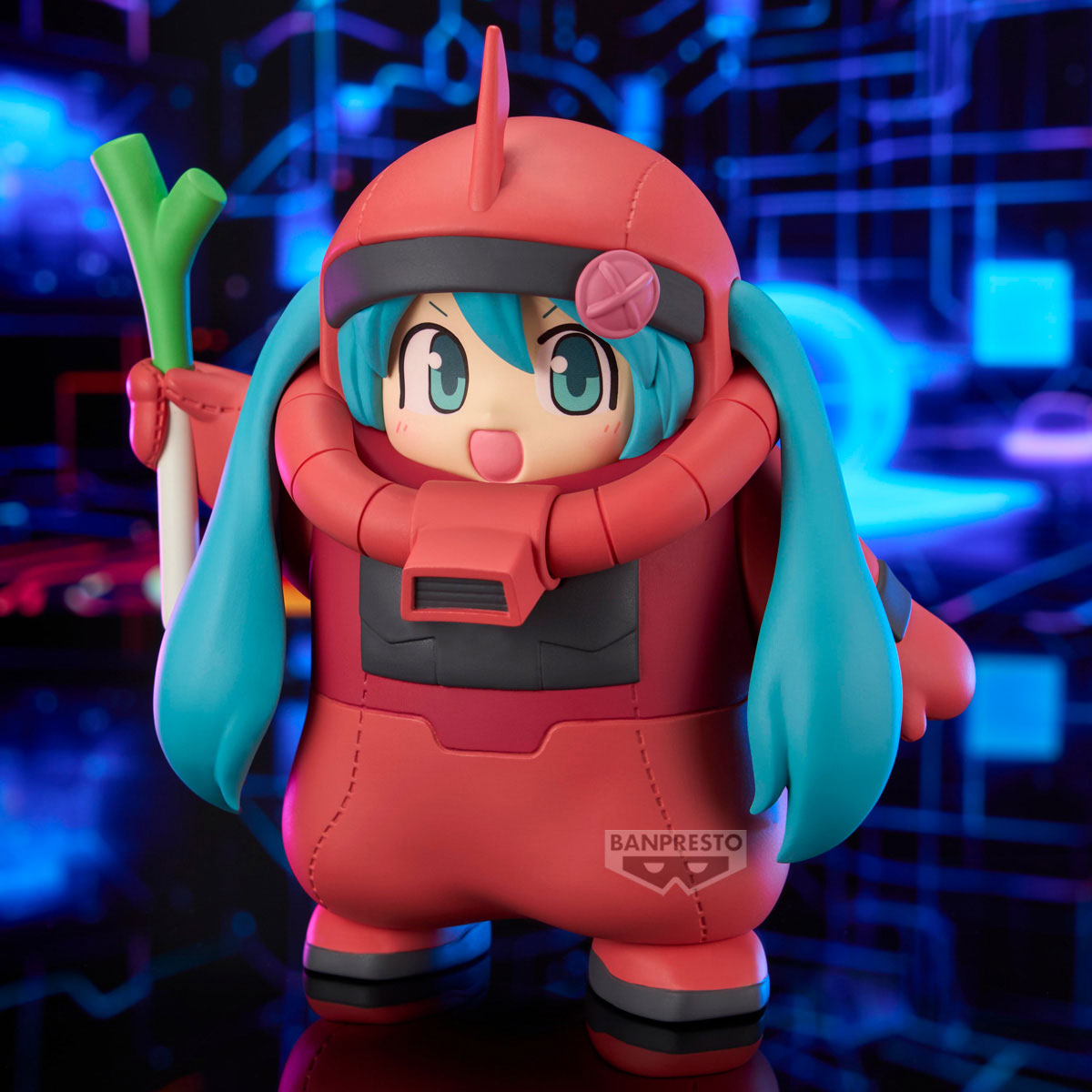 PRE ORDER – GUNDAM 45TH×HATSUNE MIKU FIGURE CHAR'S ZAKU COSTUME [ HATSUNE MIKU VER. ]