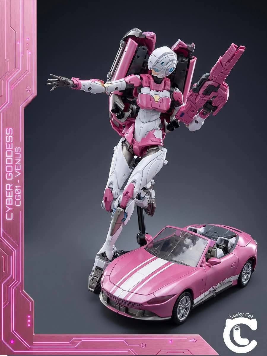 PRE ORDER – ARCEE DIECAST METAL CYBER GODDESS - VENUS DUAL CHANGER