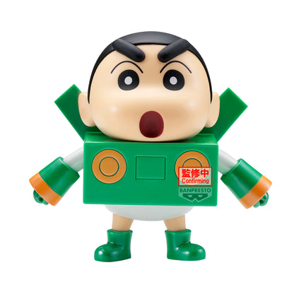BACK ORDER – CRAYON SHINCHAN COSPLAY SHINCHAN FIGURE ~ ACTION KAMEN SHINCHAN & PAPER ROBOT SHINCHAN ~ SPECIAL COLOR VER. (B : PAPER ROBOT SHINCHAN )