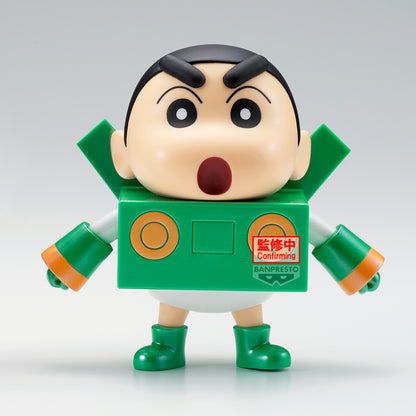 BACK ORDER – CRAYON SHINCHAN COSPLAY SHINCHAN FIGURE ~ ACTION KAMEN SHINCHAN & PAPER ROBOT SHINCHAN ~ SPECIAL COLOR VER. (B : PAPER ROBOT SHINCHAN )
