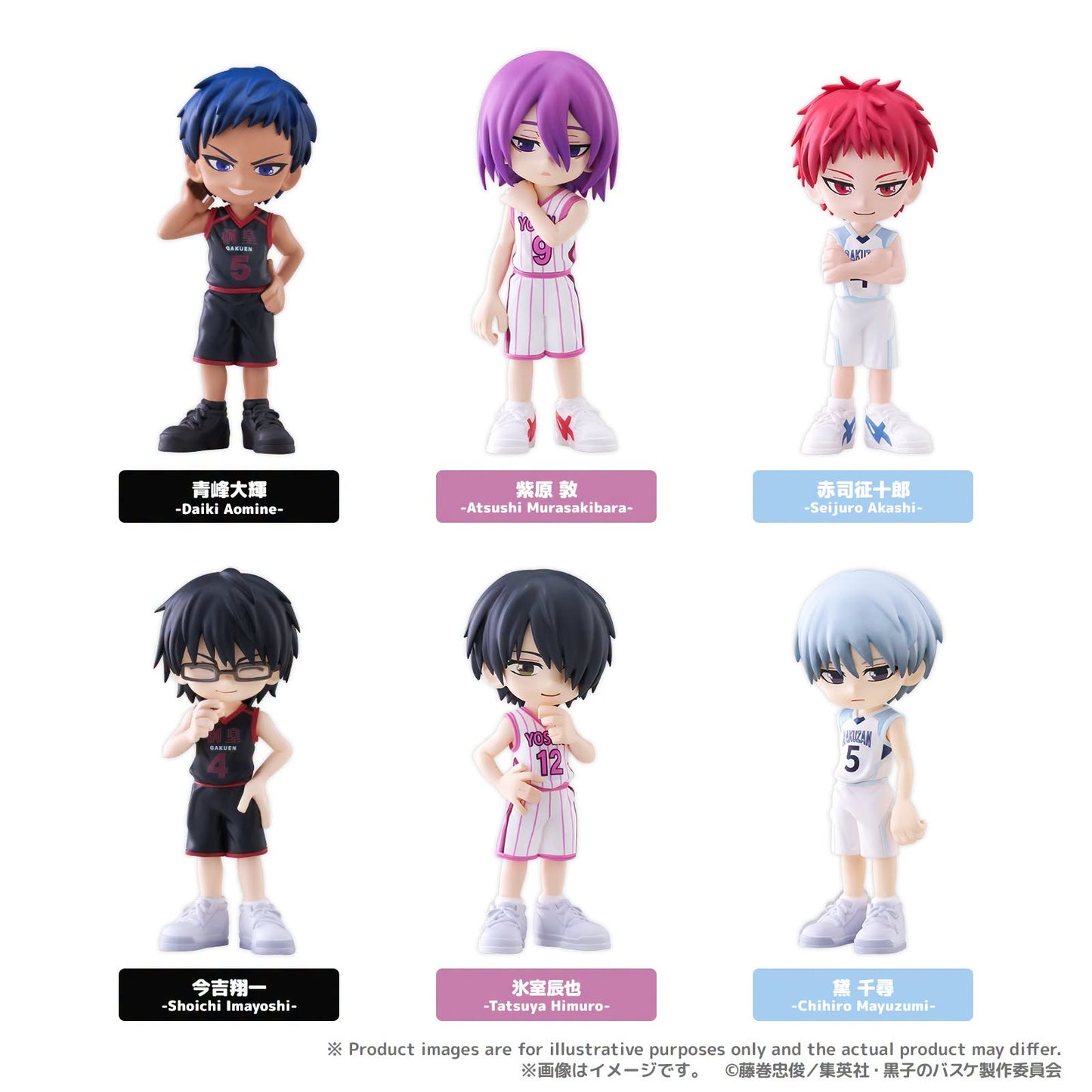 PRE ORDER – PALVERSE - KUROKO'S BASKETBALL VOL.2 (SET OF 6 FIGURES)
