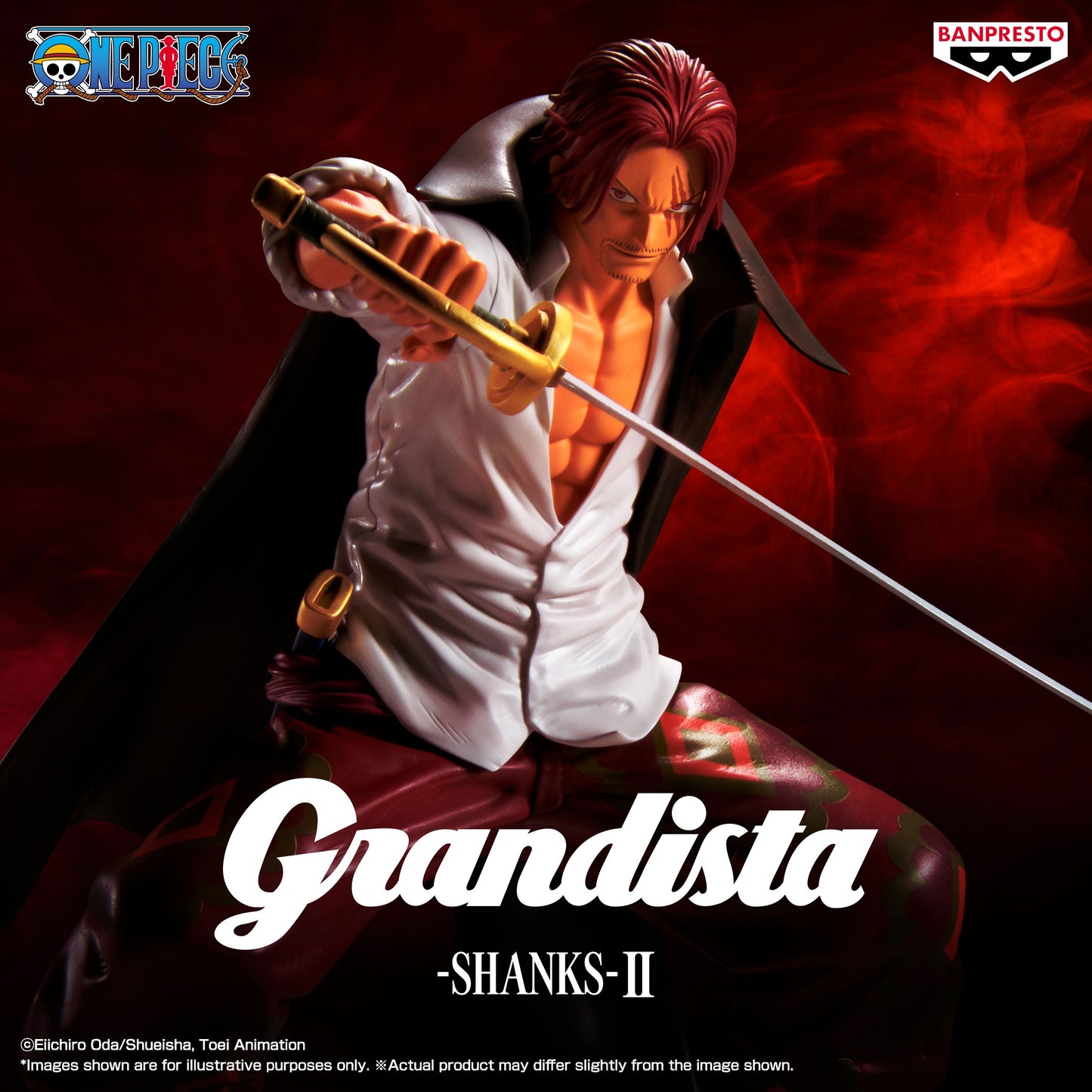 BACK ORDER – ONE PIECE GRANDISTA - SHANKS - II
