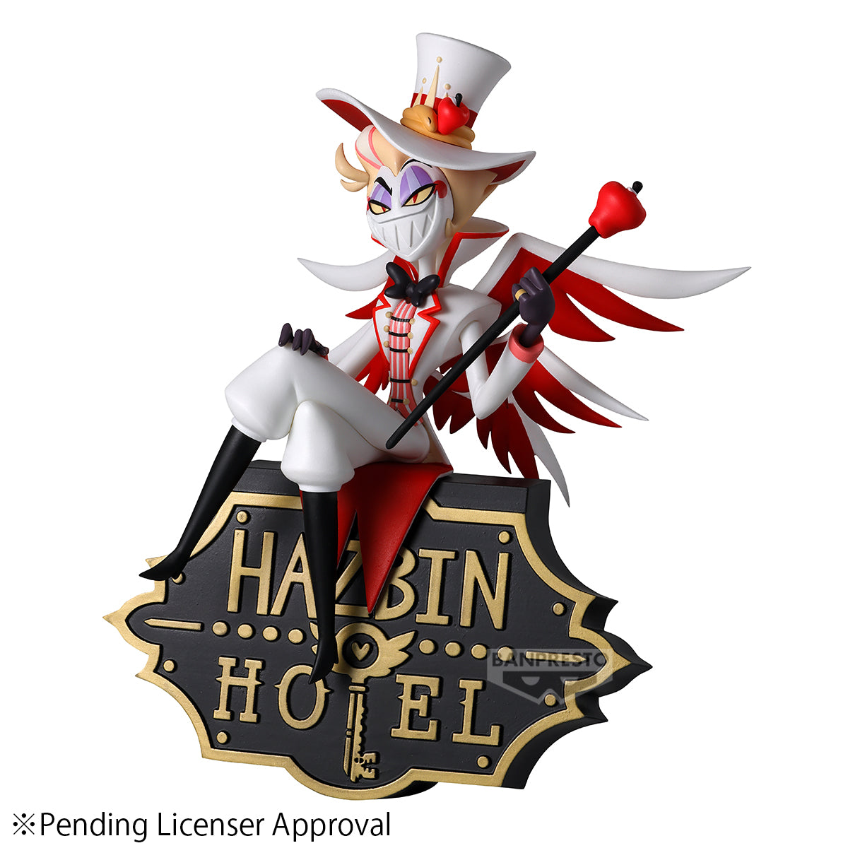 PRE ORDER – HAZBIN HOTEL - MONITOR TOP FIGZ - LUCIFER MORNINGSTAR