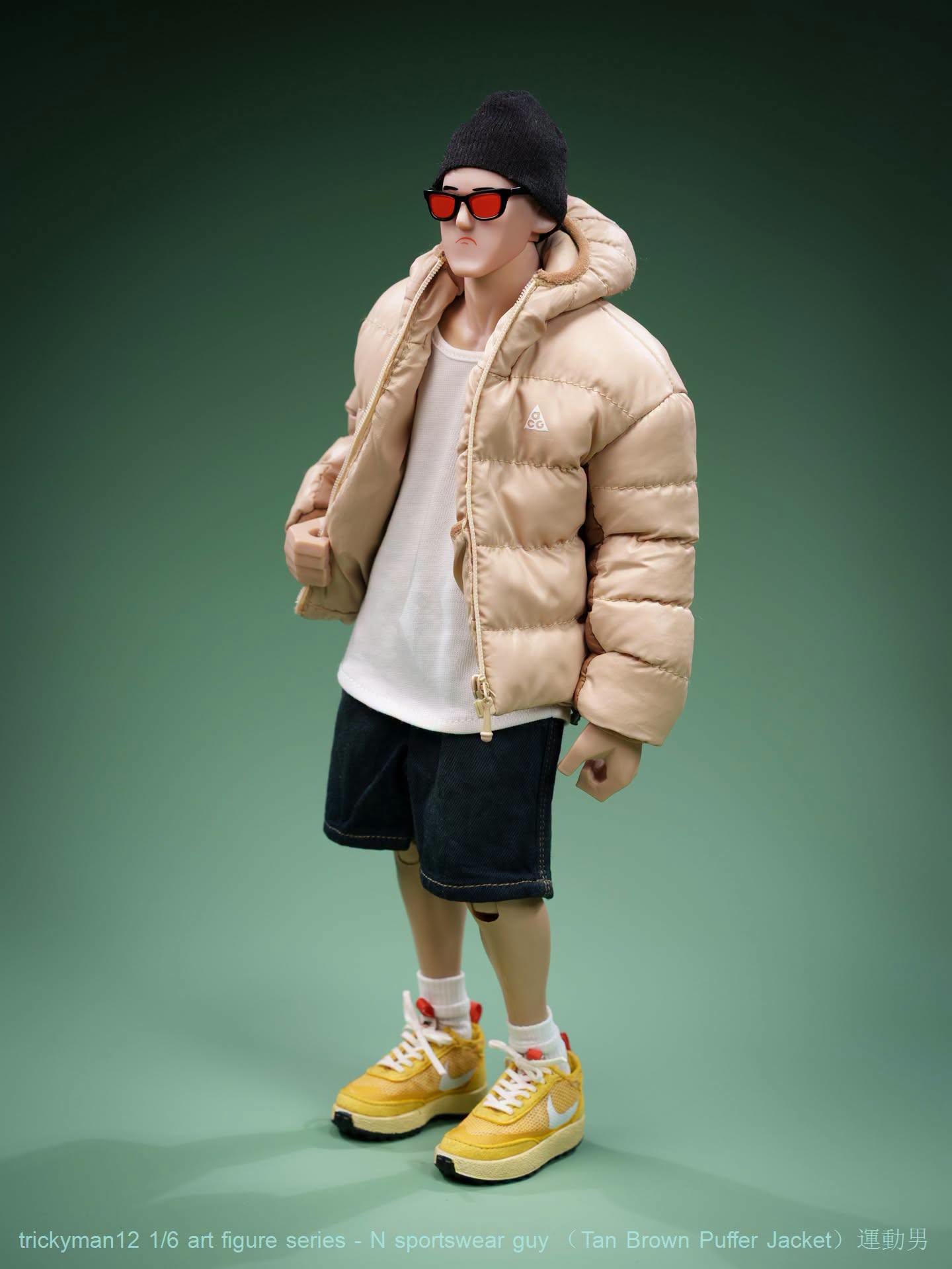 PRE ORDER – 1/6 TRICKYMAN12 - N SPORTSWEAR GUY - TAN BROWN